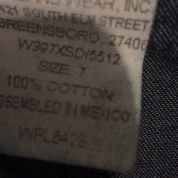 Blue jean skirt size 7 New with tags - Picture 2 of 3